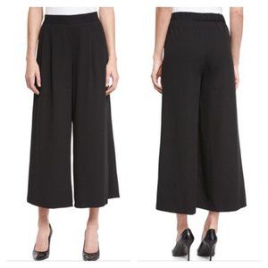Eileen Fisher 100% Tencel Wide Leg Crop Pant